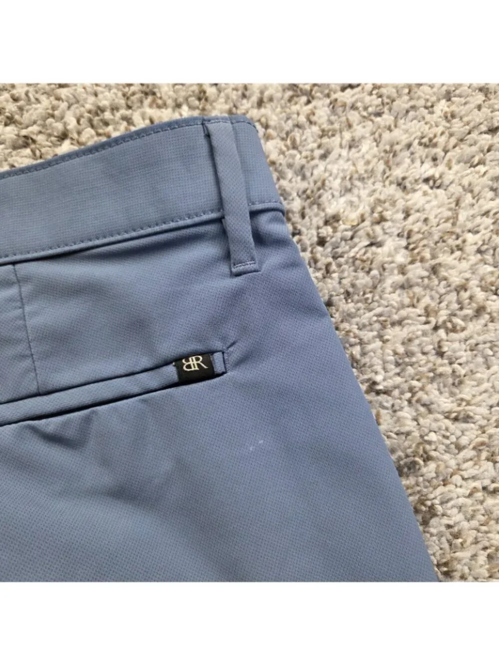 Banana Republic Pants Men's 38x34 Blue Flat Front Golf Performance